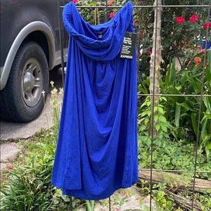 Express strapless dress